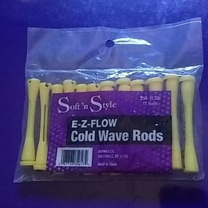 Soft n style EZ flow cold wave rods.